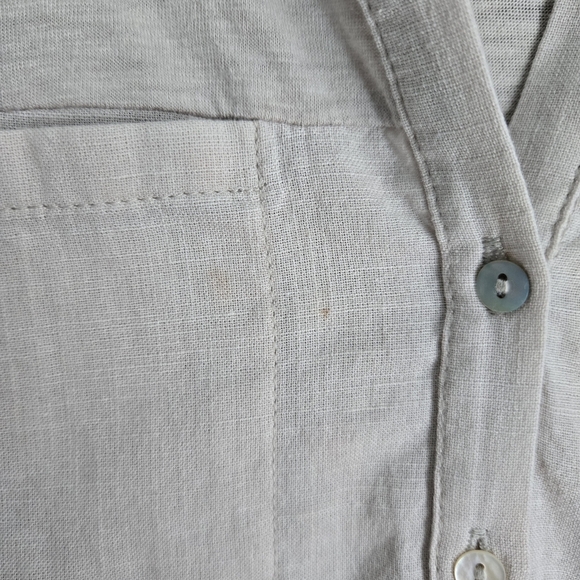 Lucky Brand Light Beige Button-Down Shirt - Picture 7 of 7
